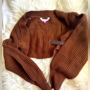 ✨NWT/ NB sweater shrug ✨size Small
